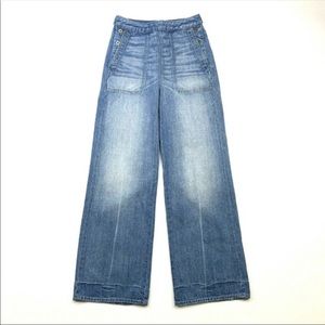 Standard James Perse wide leg jeans size 28 NWT